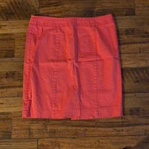 Peach midi tube skirt